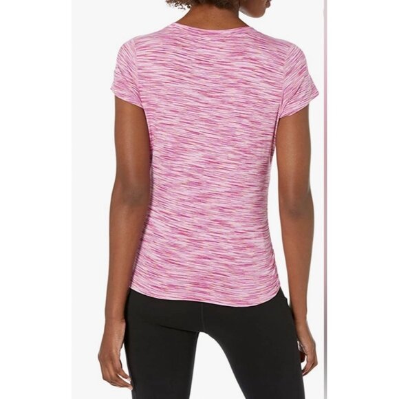 Champion Moisture Wicking Anti Odor Ruched Side Short Sleeve Active Top Sz 2XL W - Picture 2 of 9